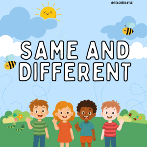 MATH - (Same and Different) PPT Presenation with Activity
