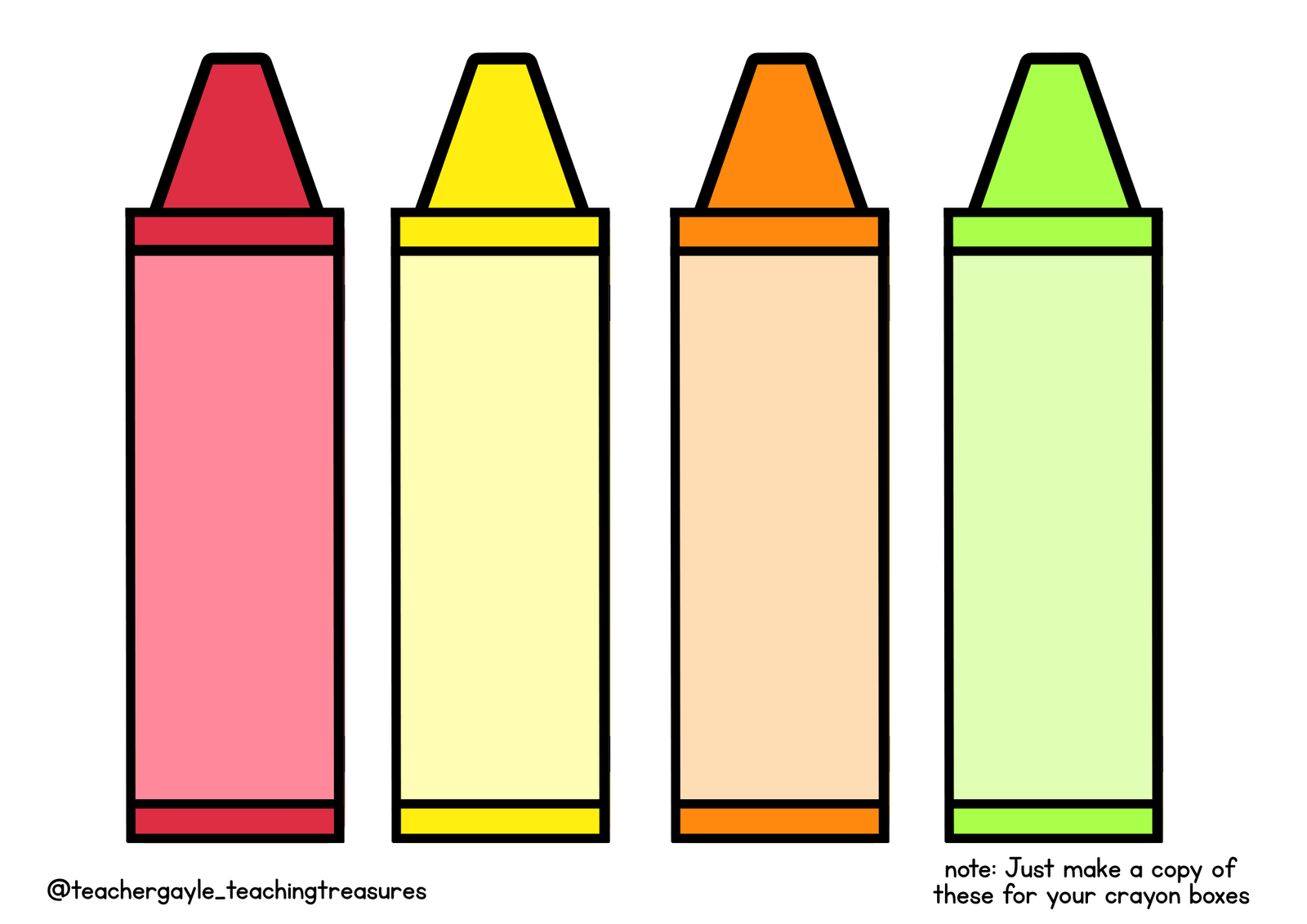 Crayon Birthday Posters - Classroom Decoration - Image 4