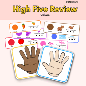 (Colors) - High Five Review Decoration