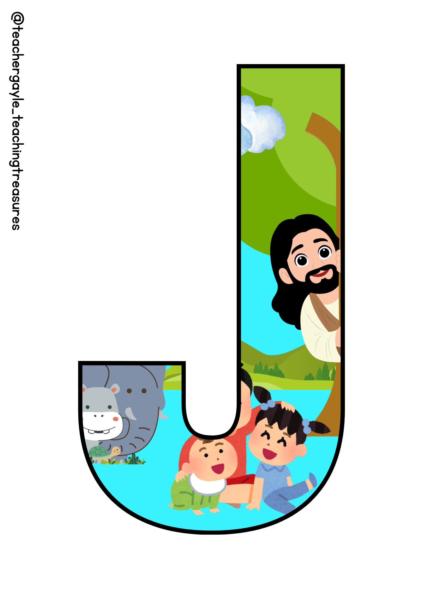 Jesus Loves the Little Children - Classroom Decoration - Image 2