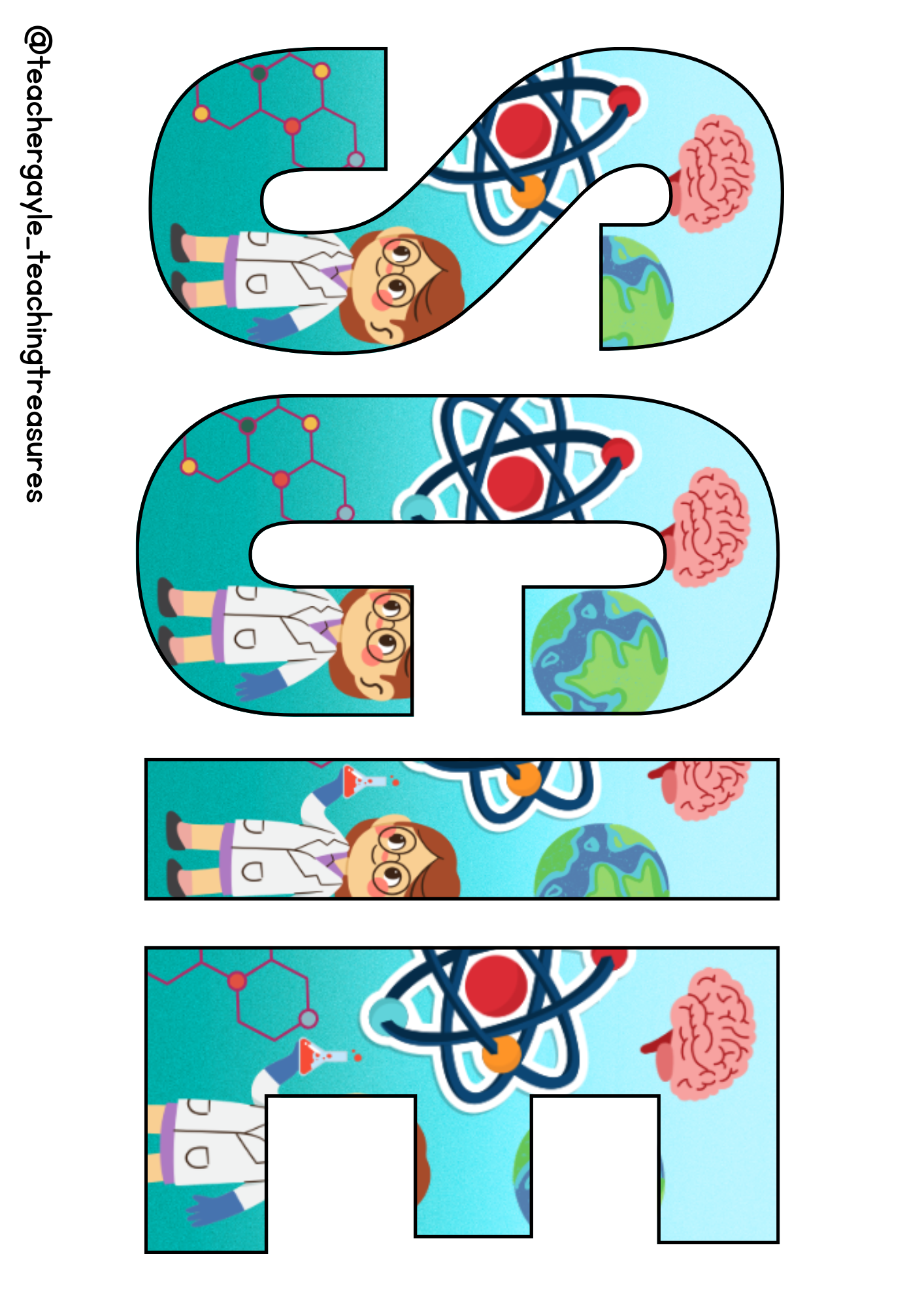 Subject Names - Classroom Decoration - Image 4