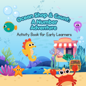Ocean Shop and Count: A Number Adventure - Math Workbook for Early Learners